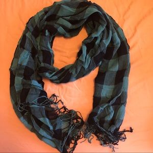 Blue scarf